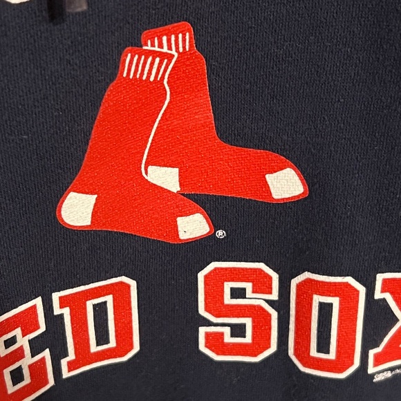SOLD*** Sz L Boston Red Sox Hoodie Sweatshirt by STITCHES - Picture 7 of 11
